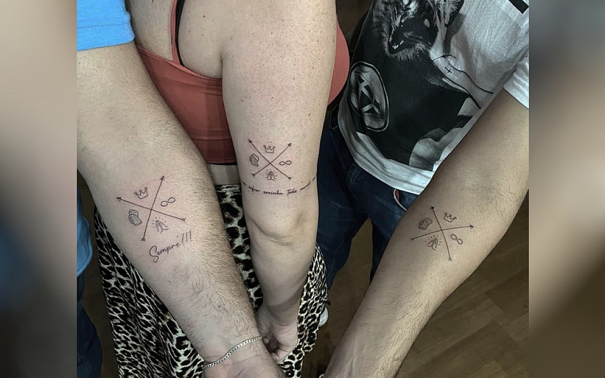 Murilo Huff faz tatuagem em homenagem à Marília Mendonça