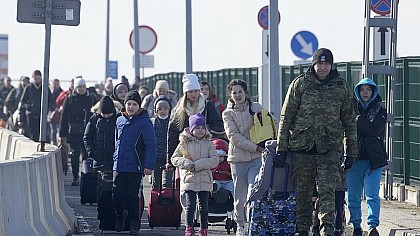 422 mil deixaram a Ucrânia em razão da invasão russa
