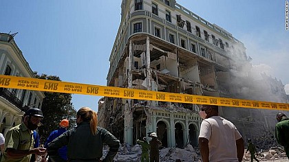 Hotel em Havana sofreu uma explosão nesta sexta-feira (6)
