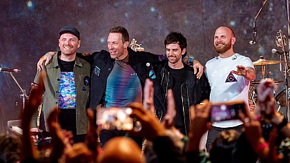 Último show do Coldplay em São Paulo promoveu o encontro entre famosos