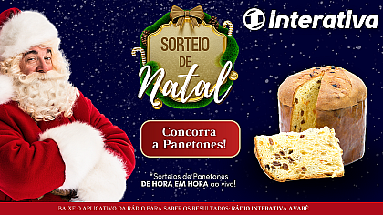 SORTEIO NA INTERATIVA: Concorra a Panetones de Natal!