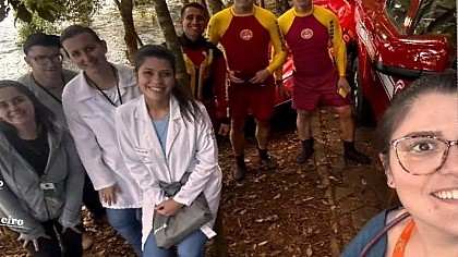 Corpo de Bombeiros realiza operação para atender idoso isolado em ilha no Rio Pardo